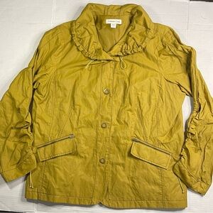 Coldwater Creek Women's‎ Yellow Utility Jacket